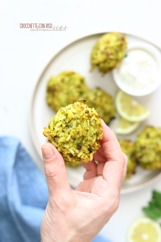 crocchette con riso e broccoli