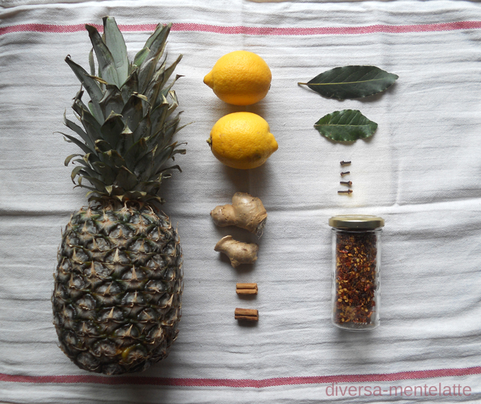 Ingredienti chutney all'ananas