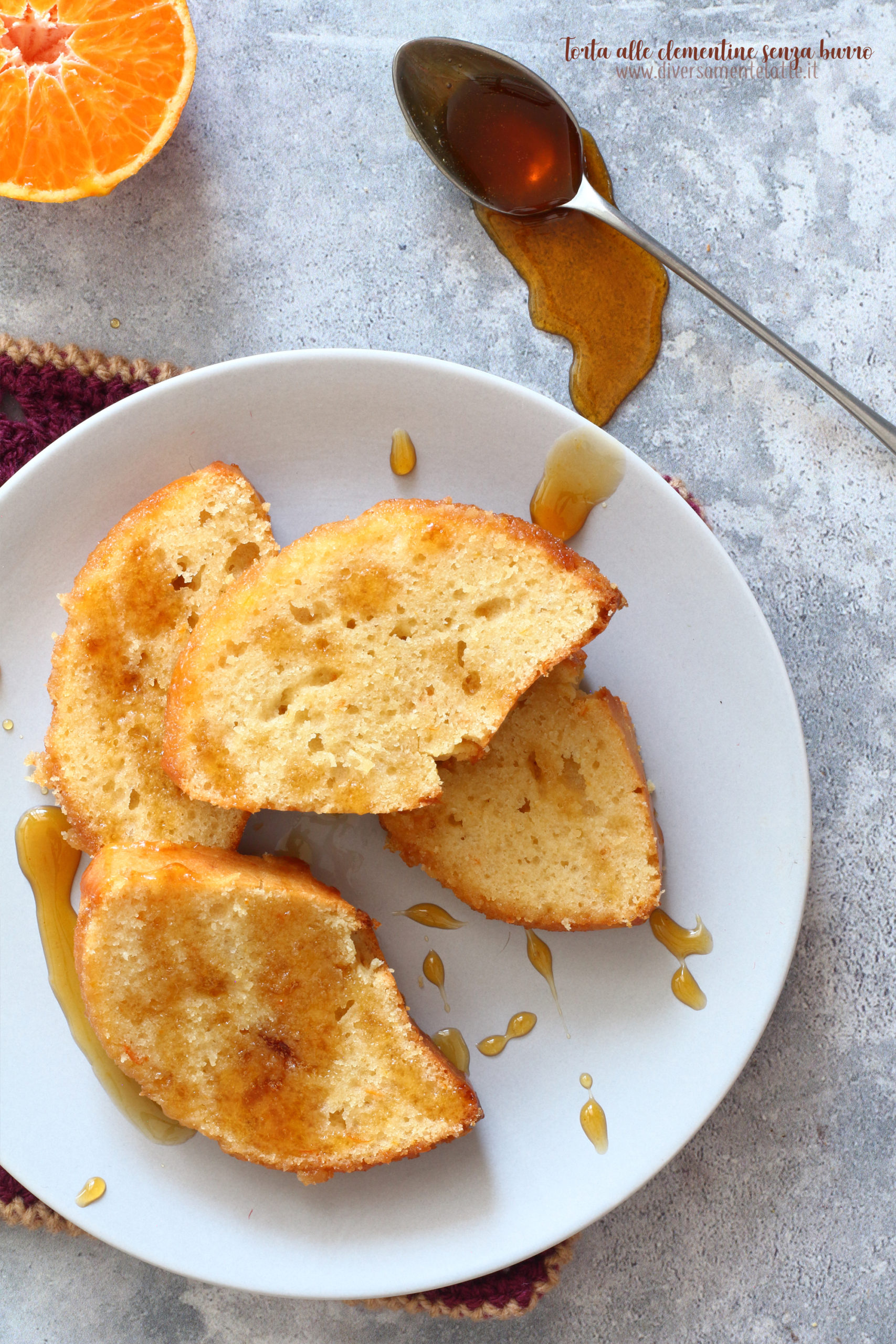 torta alle clementine senza burro