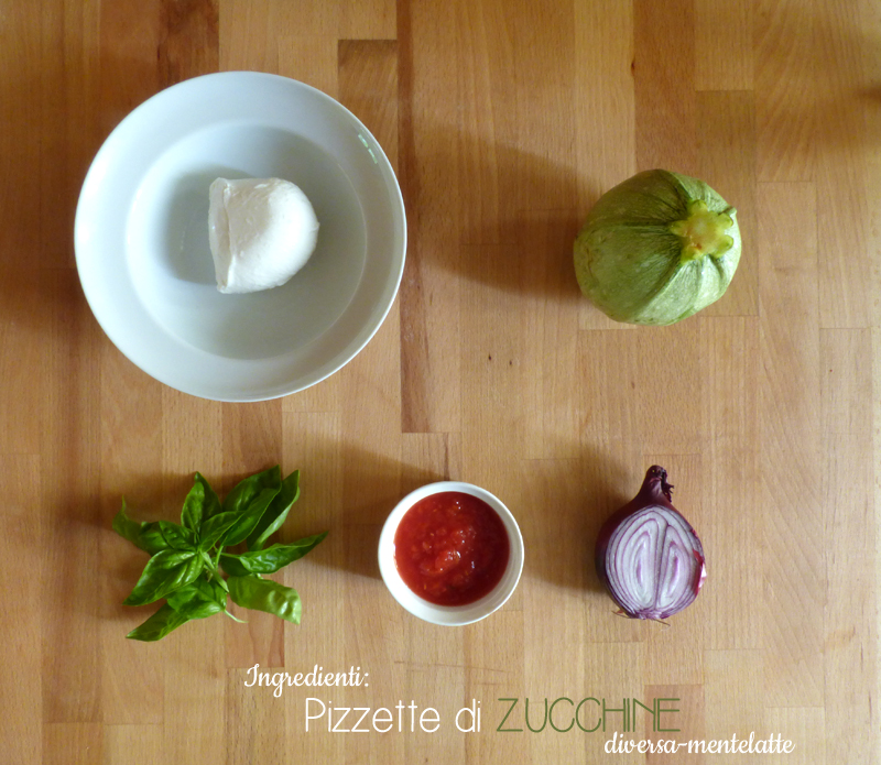Ingredienti pizzette di zucchine