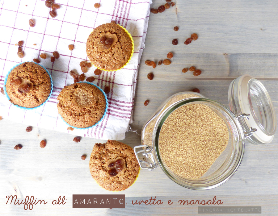 muffin amaranto senza latticini