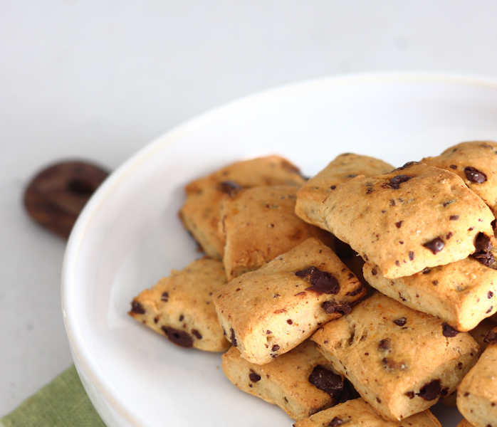 diversamentelatte biscotti con arancia e cioccolato