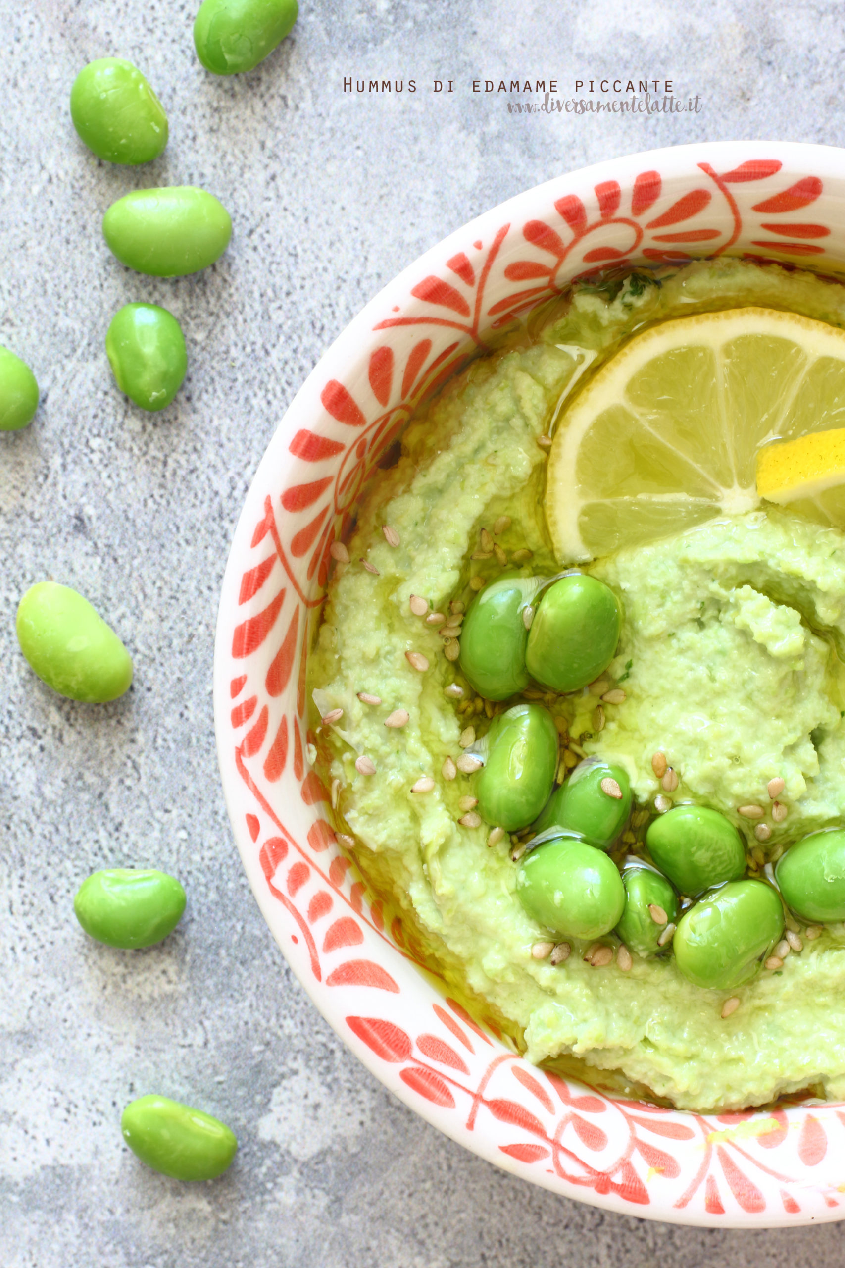 hummus di edamame fatto in casa