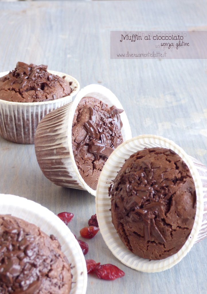 muffin al cioccolato senza lattosio