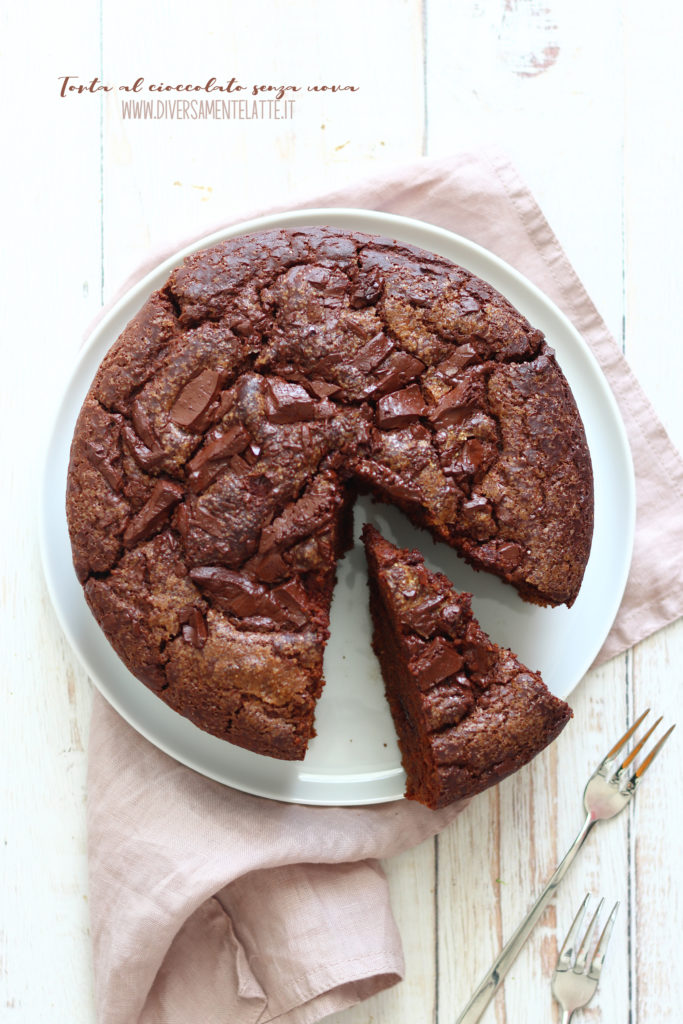 torta al cioccolato senza uova