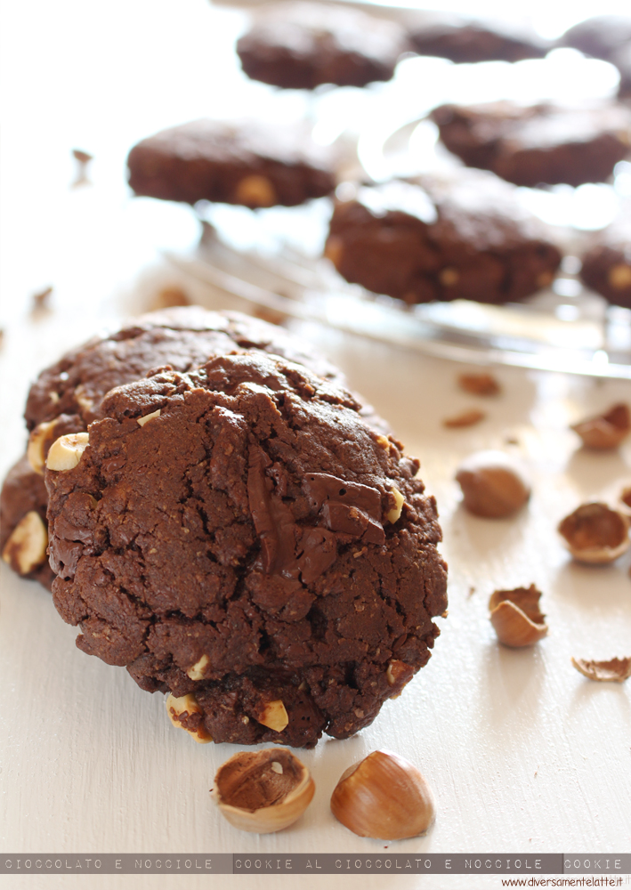 cookie cioccolato e nocciole vegan