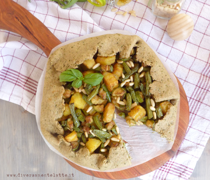 diversamentelatte torta salata con verdure estive