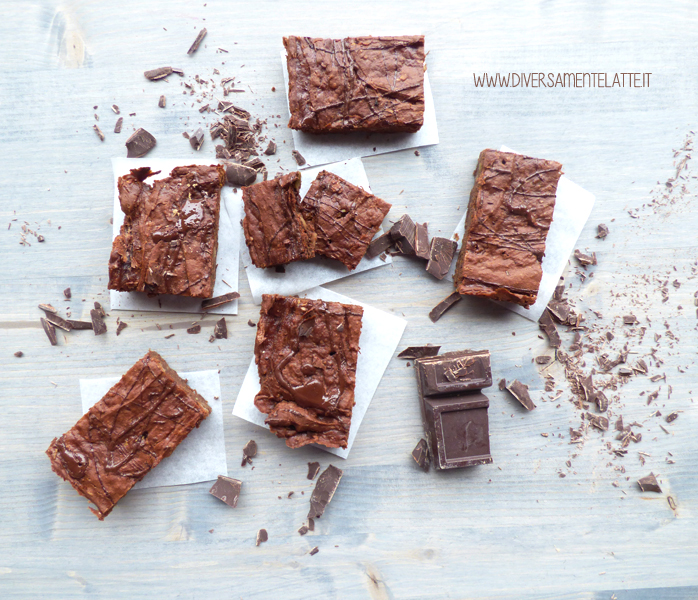 diversamentelatte brownies con avocado senza glutine senza latticini