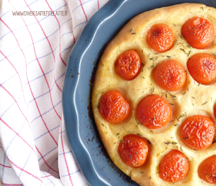 diversamentelatte focaccia di semola con pasta -madre