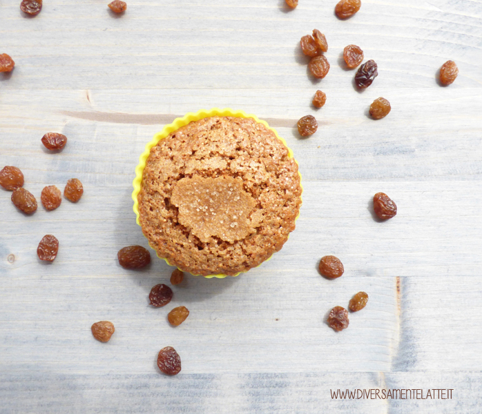 diversamentelatte muffin all'amaranto uvetta e marsala