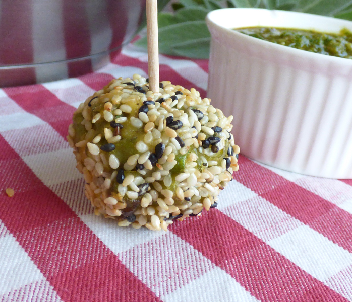 diversamentelatte polpette di tofu e fagiolini al curry