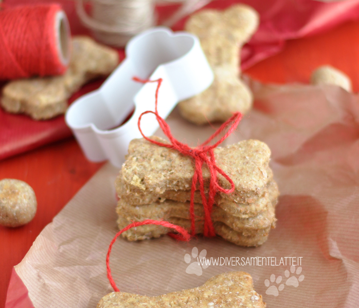 diversamentelatte biscotti per cani alla mela