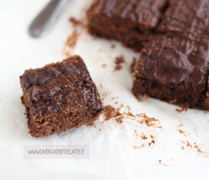 Brownies Cioccolato E Arancia Senza Lattosio E Senza Uova