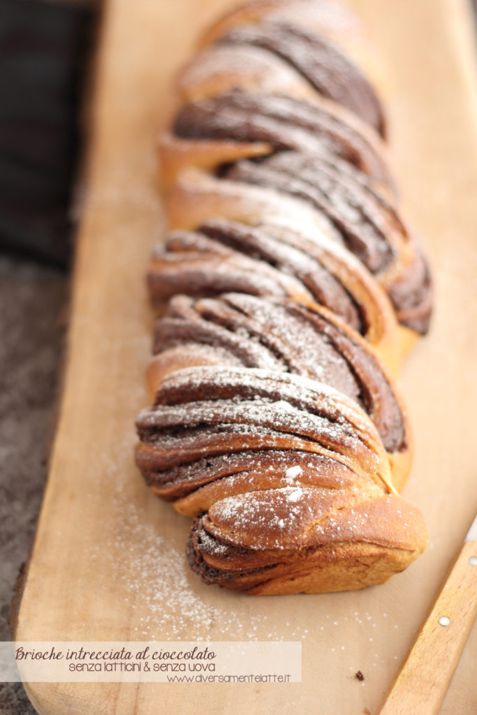 brioche al cioccolato senza latticini senza uova