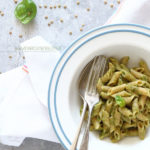 diversamentelatte_mezze penne con pesto di lenticchie