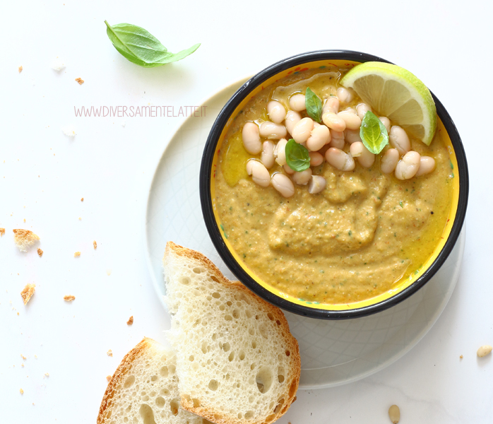 diversamentelatte_pesto peperoni e cannellini