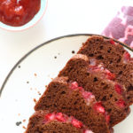 diversamentelatte plumcake fragole cacao