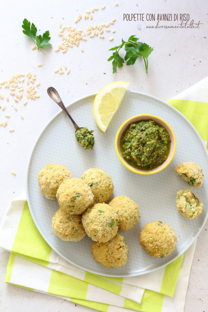 polpette con avanzi di riso