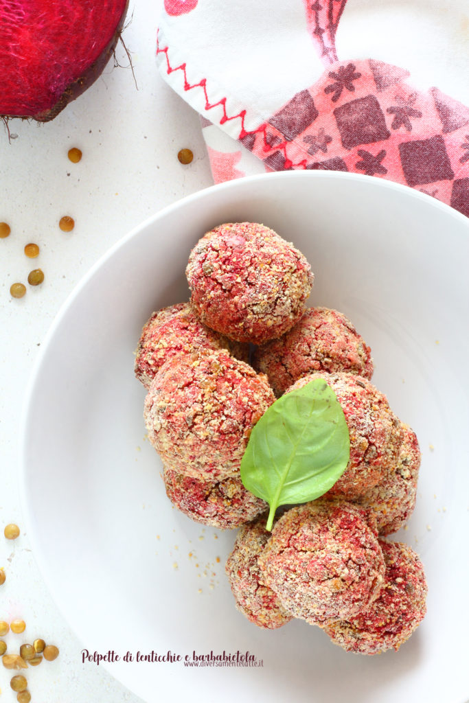 Polpette Di Lenticchie E Barbabietola Diversamentelatte