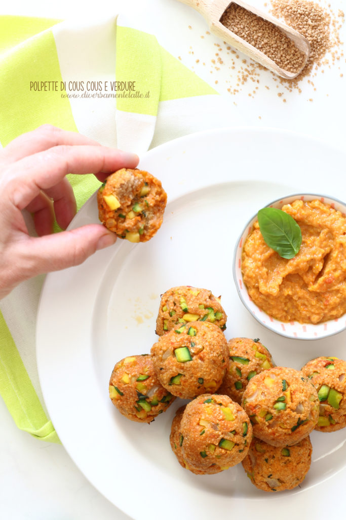 polpette di cous cous e verdure