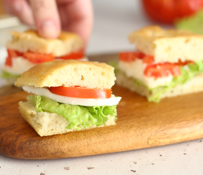 diversamentelatte focaccia senza impasto