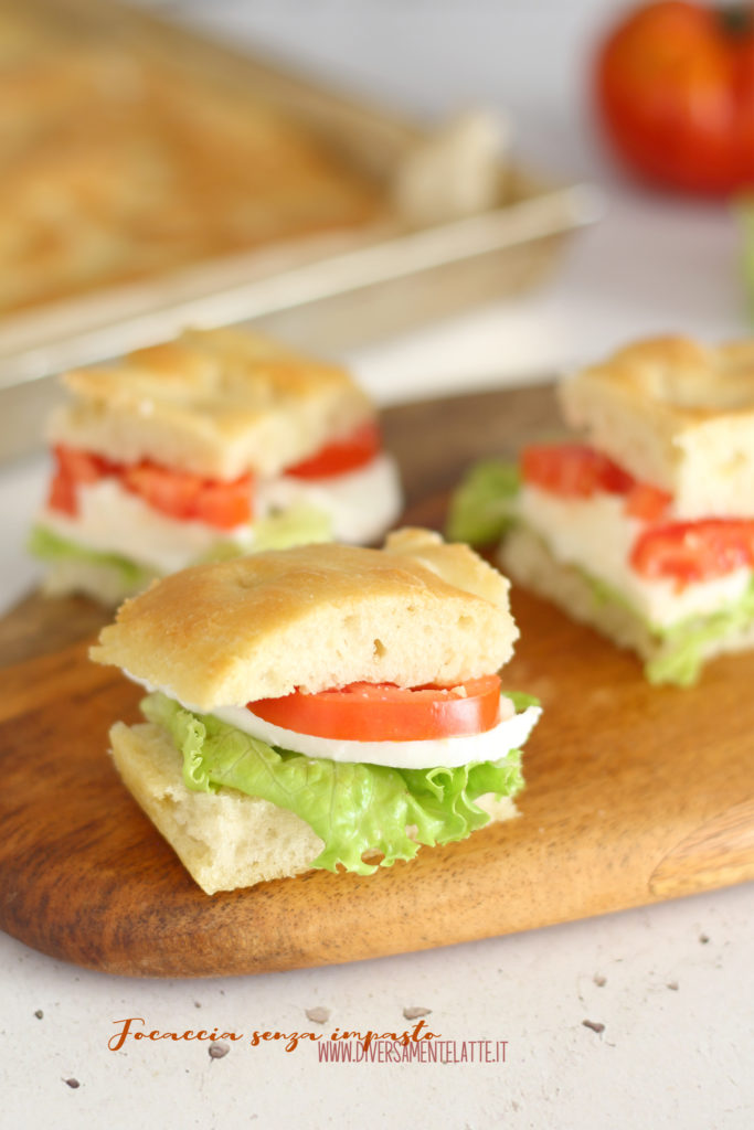 focaccia senza impasto