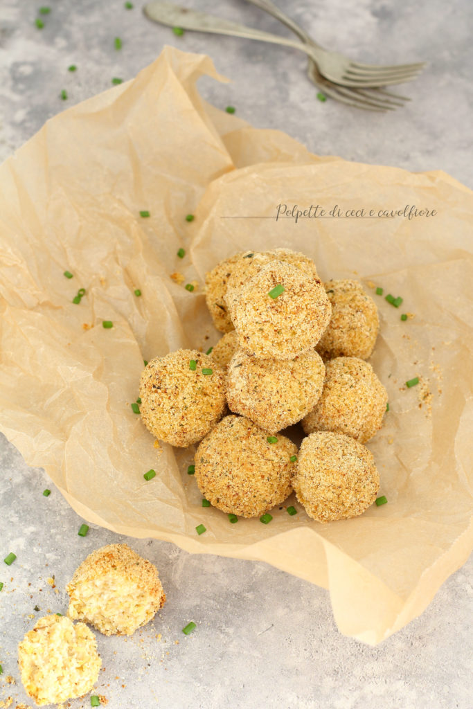 polpette di ceci e cavolfiore ricetta per bambini