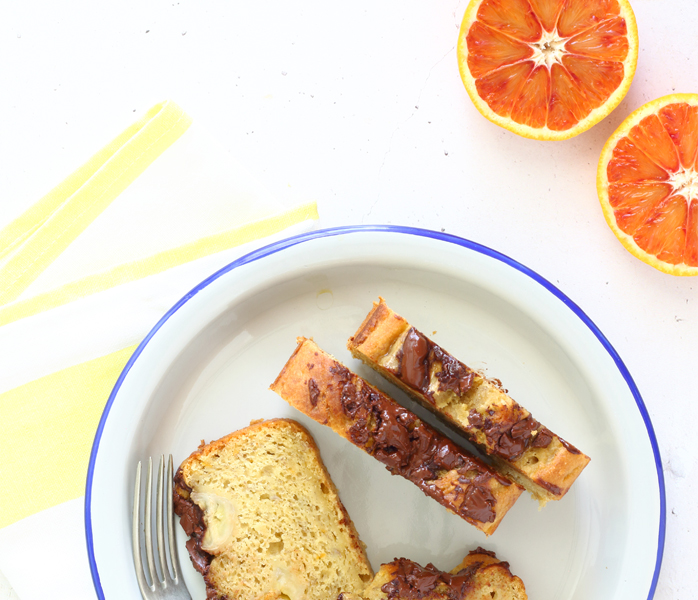 diversamentelatte banana bread arancia