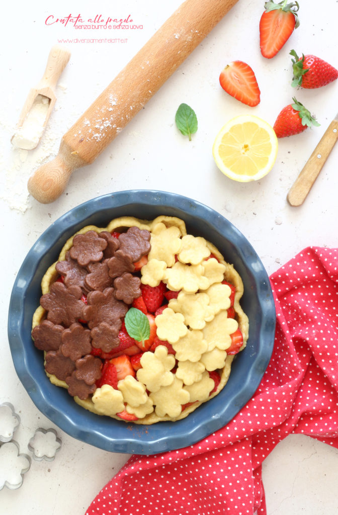 crostata alle fragole vegan