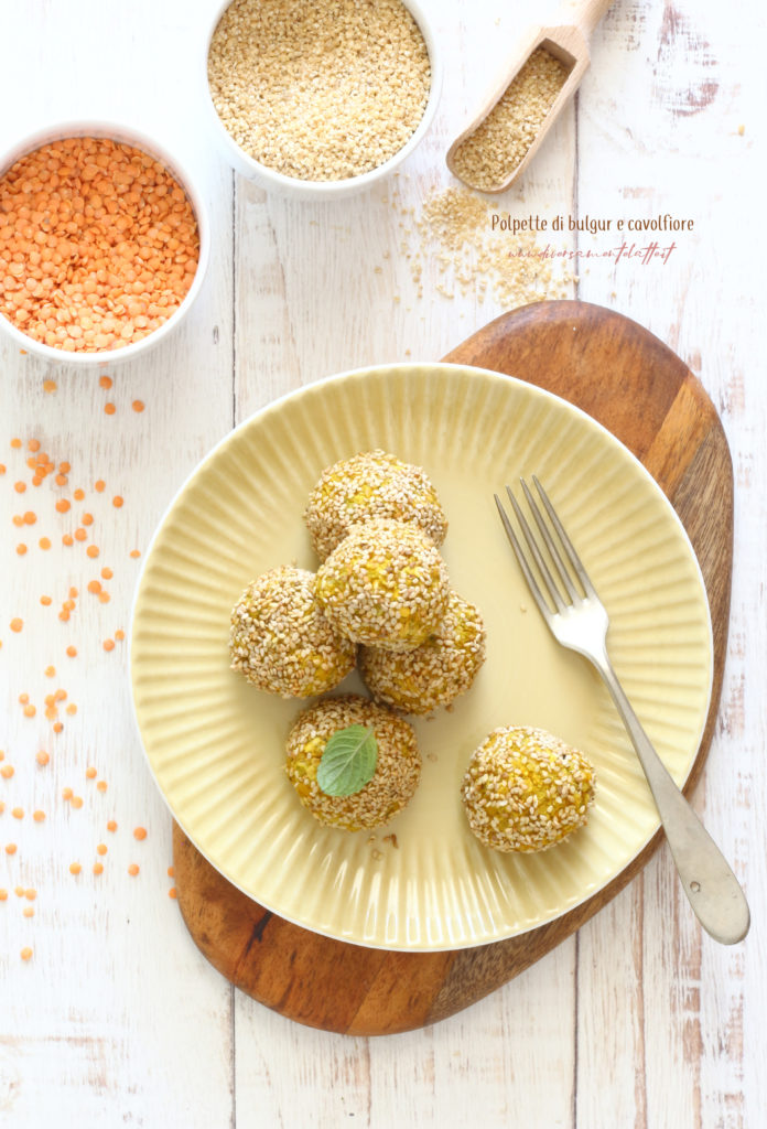 polpette di bulgur e cavolfiore