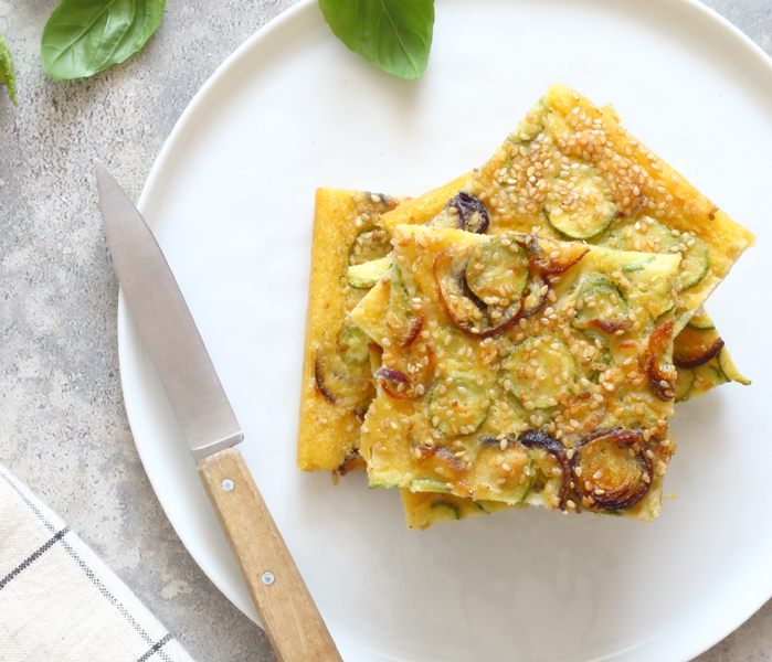 diversamentelatte farinata alle zucchine