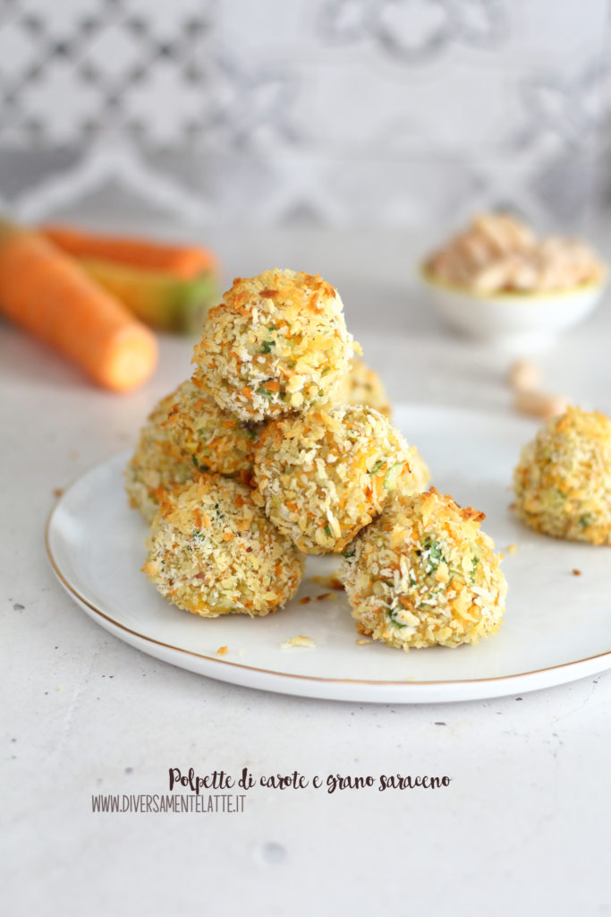 polpette di carote e grano saraceno