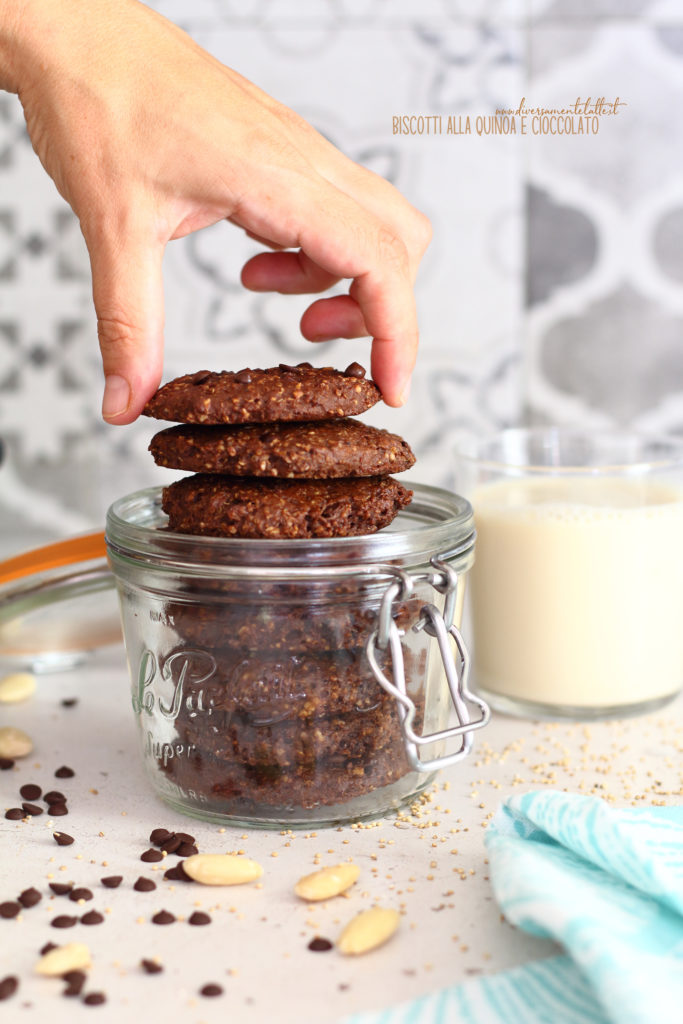 biscotti alla quinoa e cioccolato