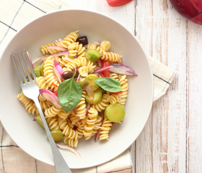 diversamentelatte insalata di pasta fredda