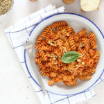 diversamentelatte fusilli al ragu di lenticchie