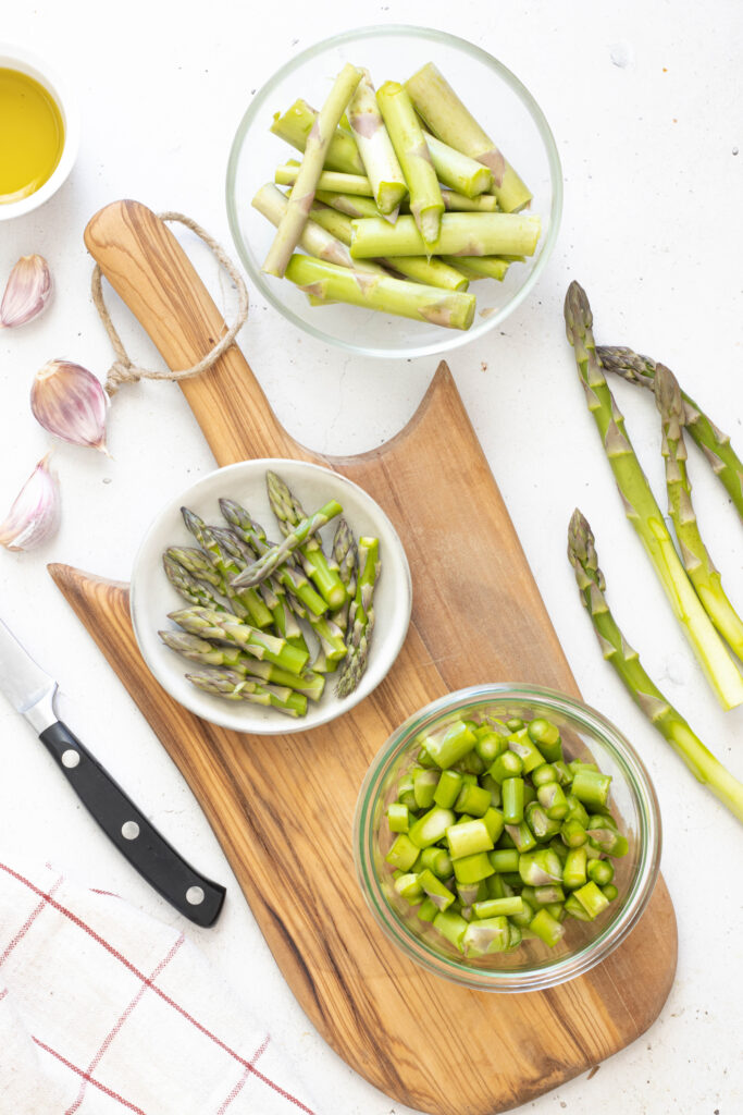 asparagi tagliati