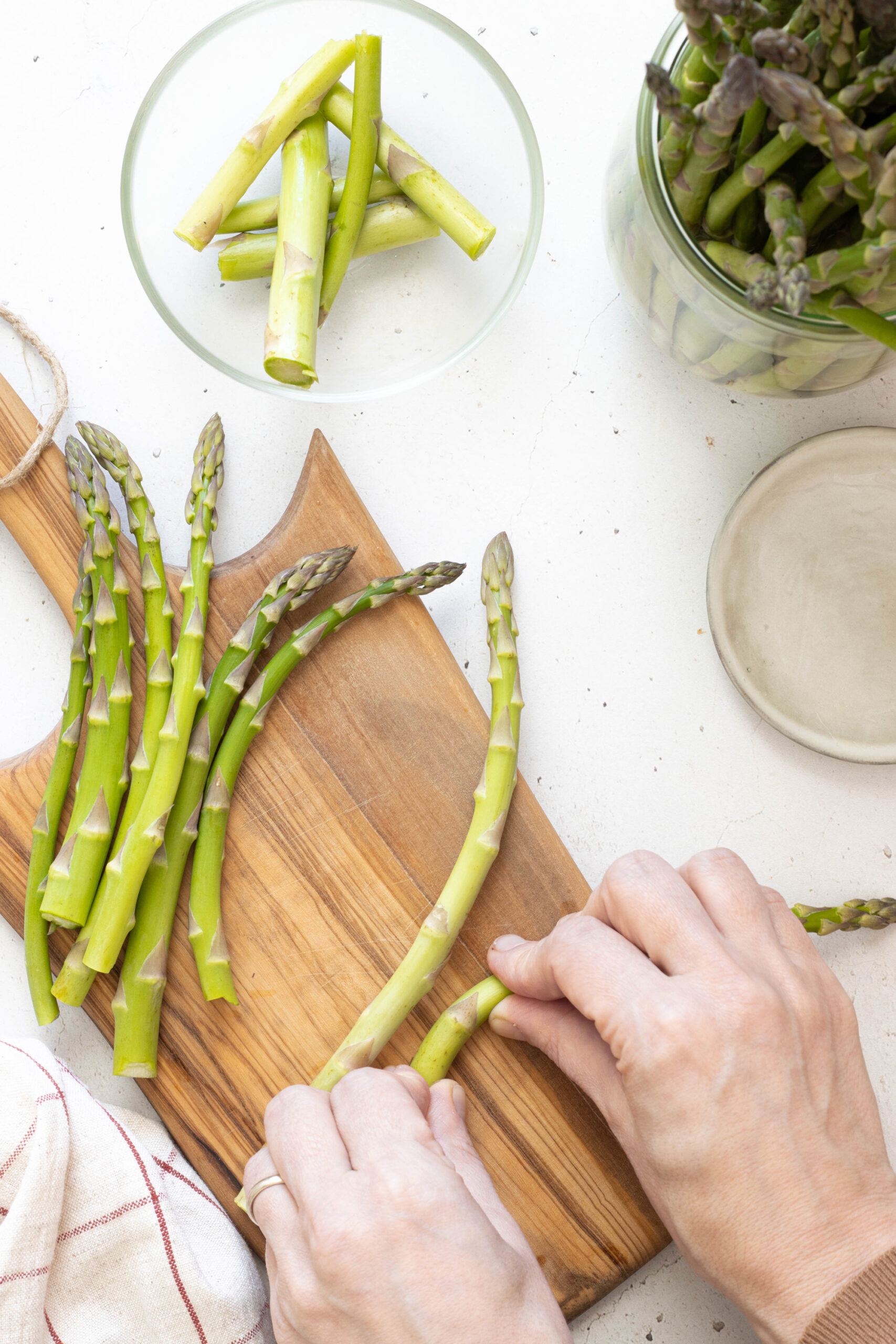 come pulire gli asparagi