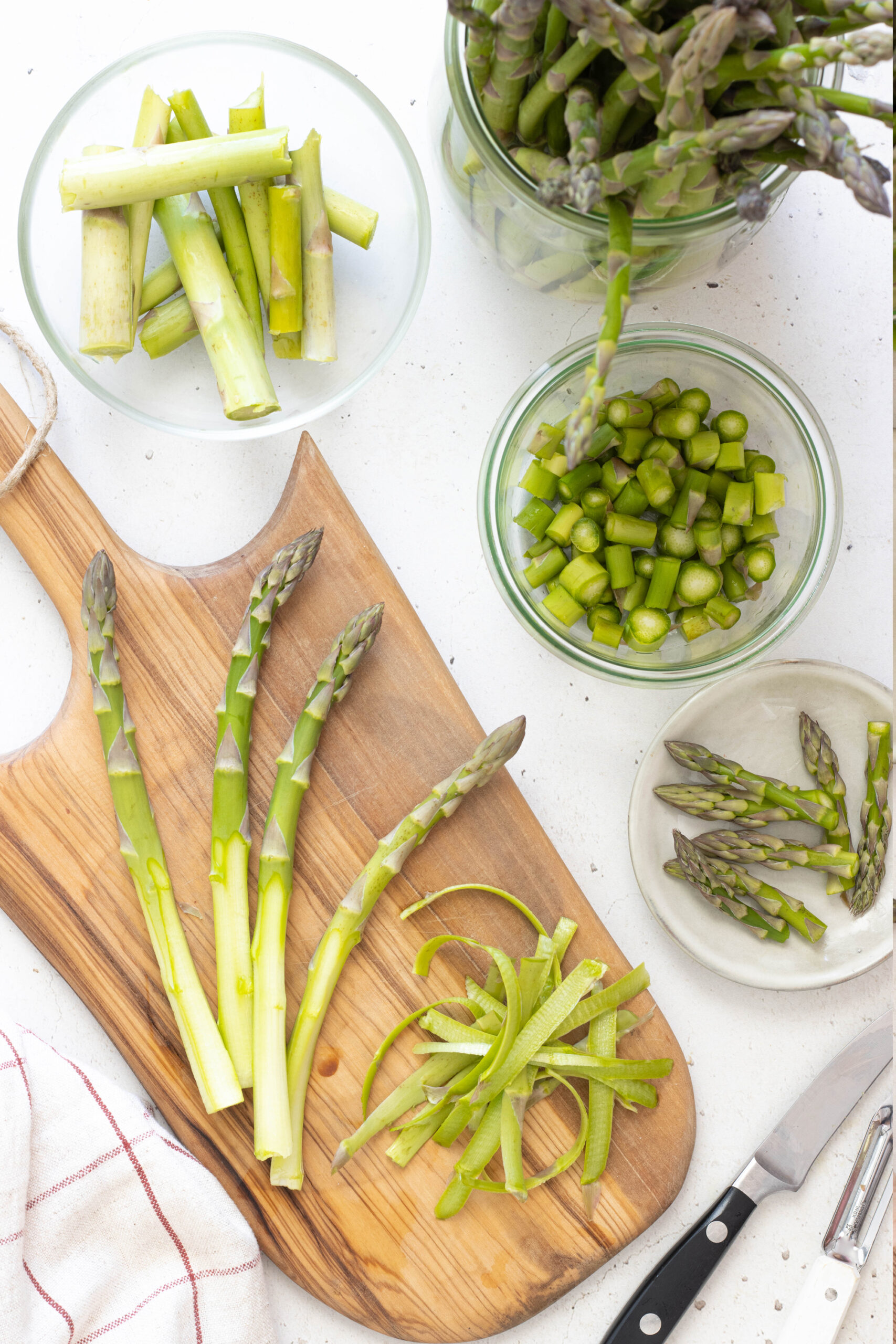 pulire gli asparagi