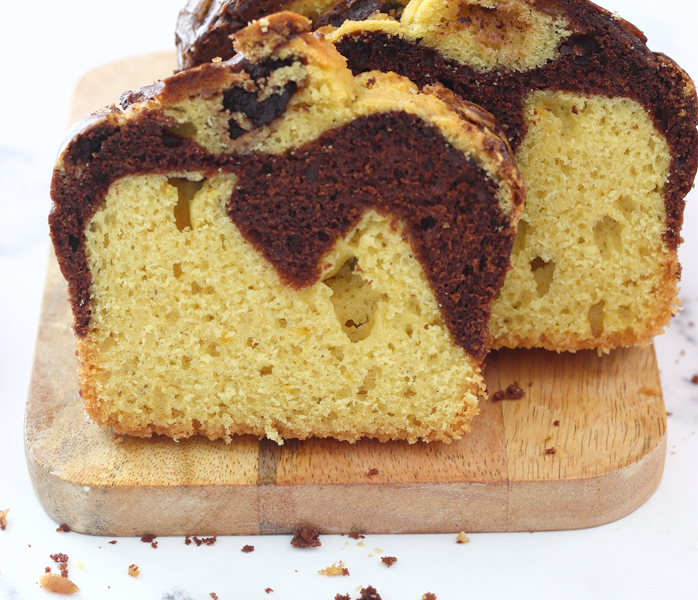 diversamentelatte_plumcake bicolore senza lattosio