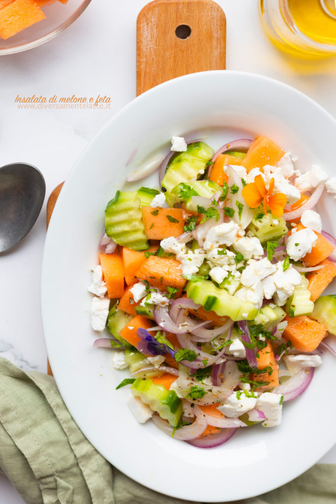 insalata di melone e feta