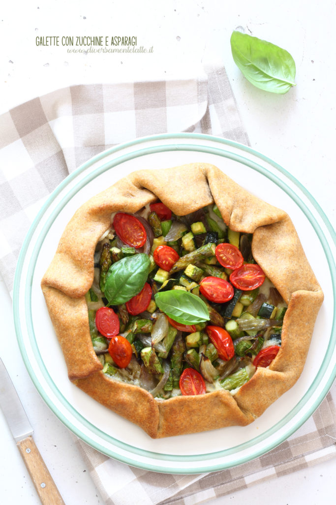 galette con zucchine e asparagi