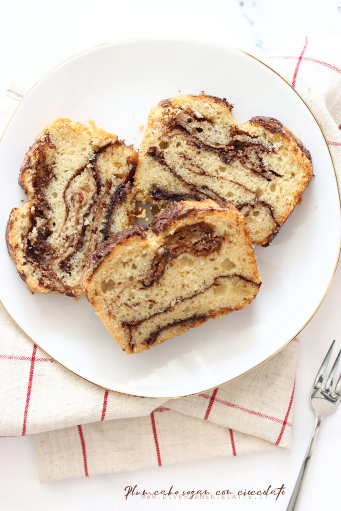 plumcake con cioccolato vegan