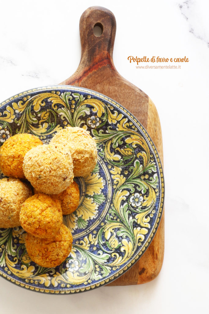 polpette farro e carote