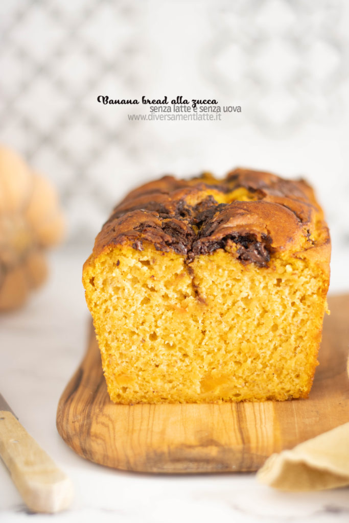 banana bread alla zucca vegan