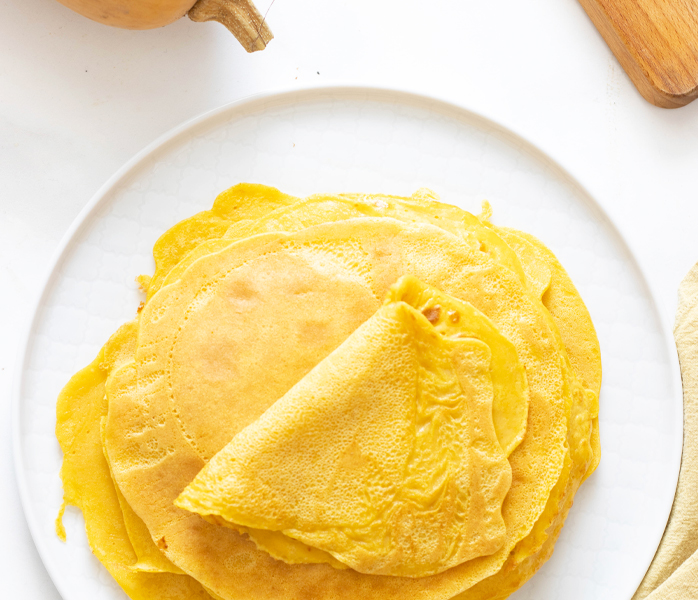 diversamentelatte crepes di zucca