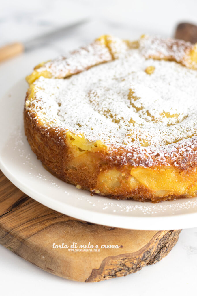 torta di mele e crema