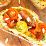 diversamentelatte bruschetta con babaganoush