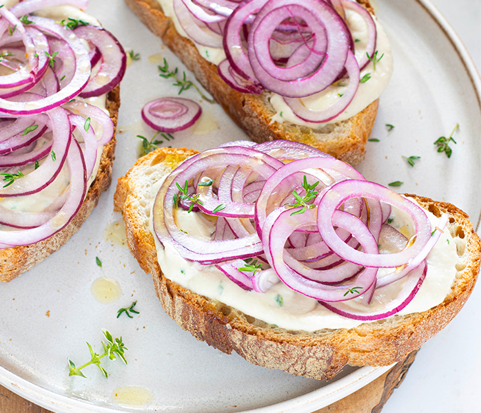 diversamentelatte bruschette vegetariane