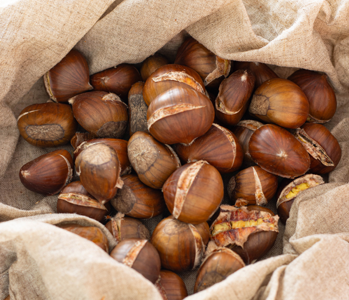 diversamentelatte_castagne arrosto