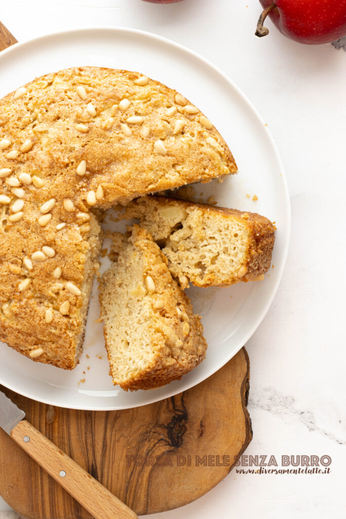 torta di mele senza lattosio